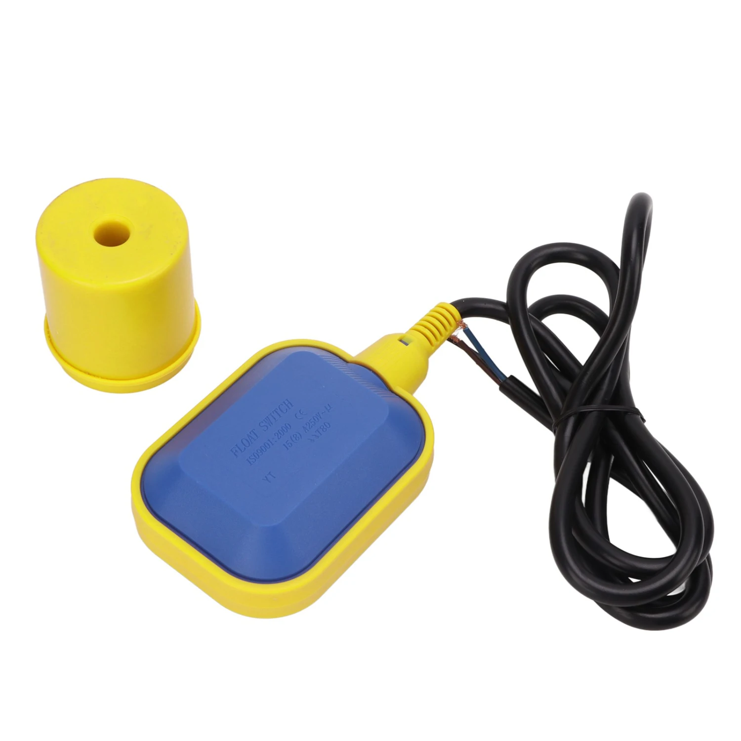 250V Float Switch Liquid Fluid Water Level Controller Contactor Sensor IP68 Protection for Tank Pump 1.5m/4.92ft