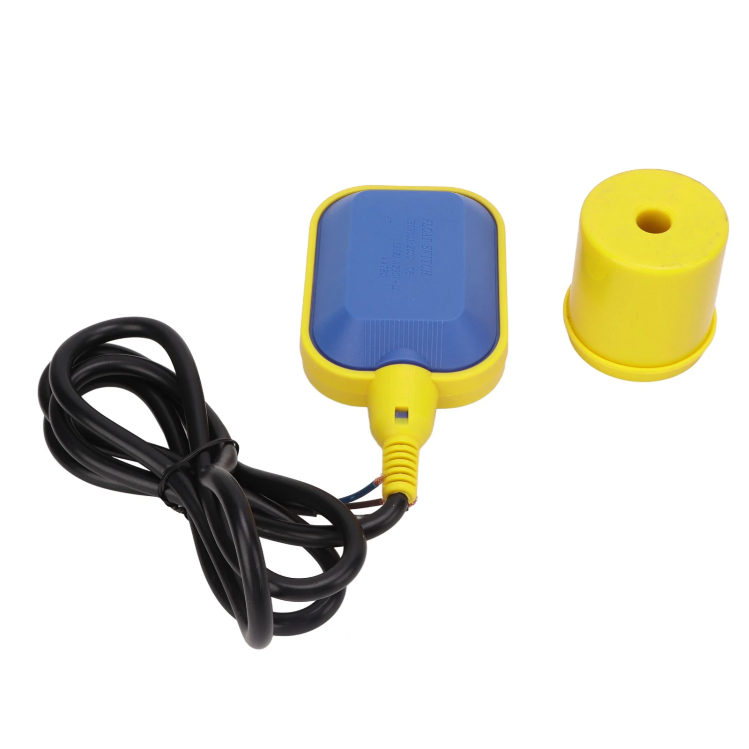 250V Float Switch Liquid Fluid Water Level Controller Contactor Sensor IP68 Protection for Tank Pump 1.5m/4.92ft