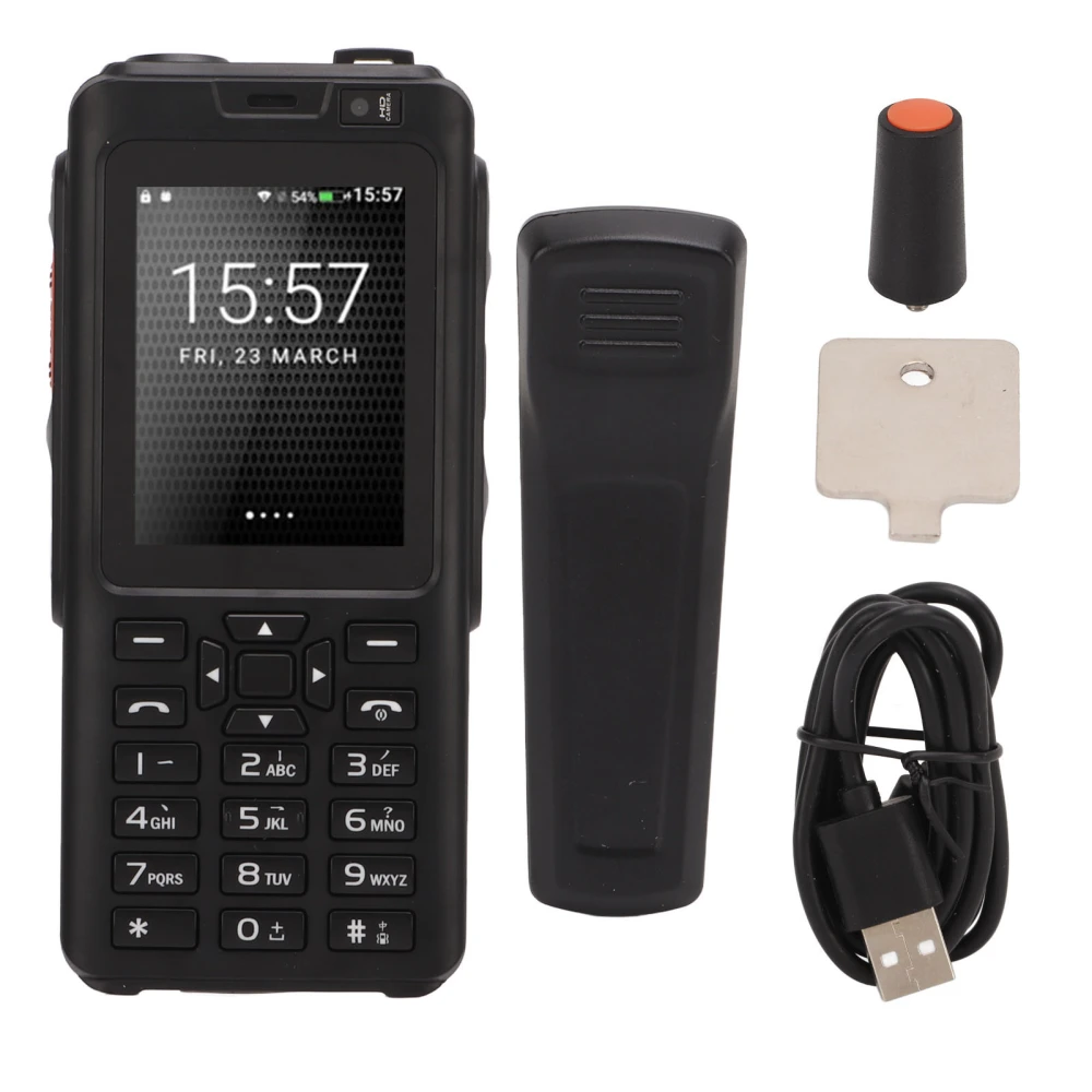 4G Network Mobile Phone Walkie Talkie 2.4in Touch Screen Dual Card Multifunction for Android 8.1