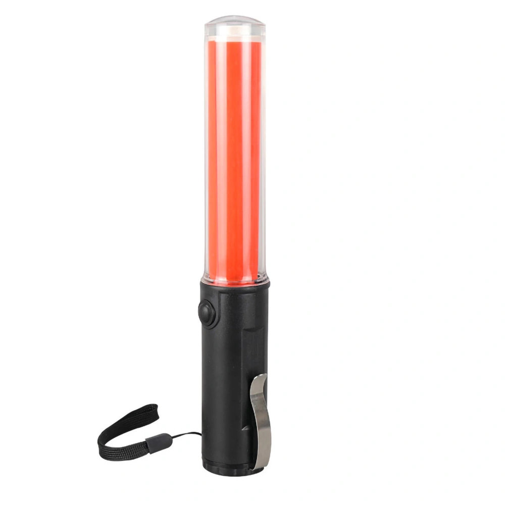 26cm Signal Traffic Safety Baton LED Light Traffic Control Wand with 3 Flashing Modes for Emergency