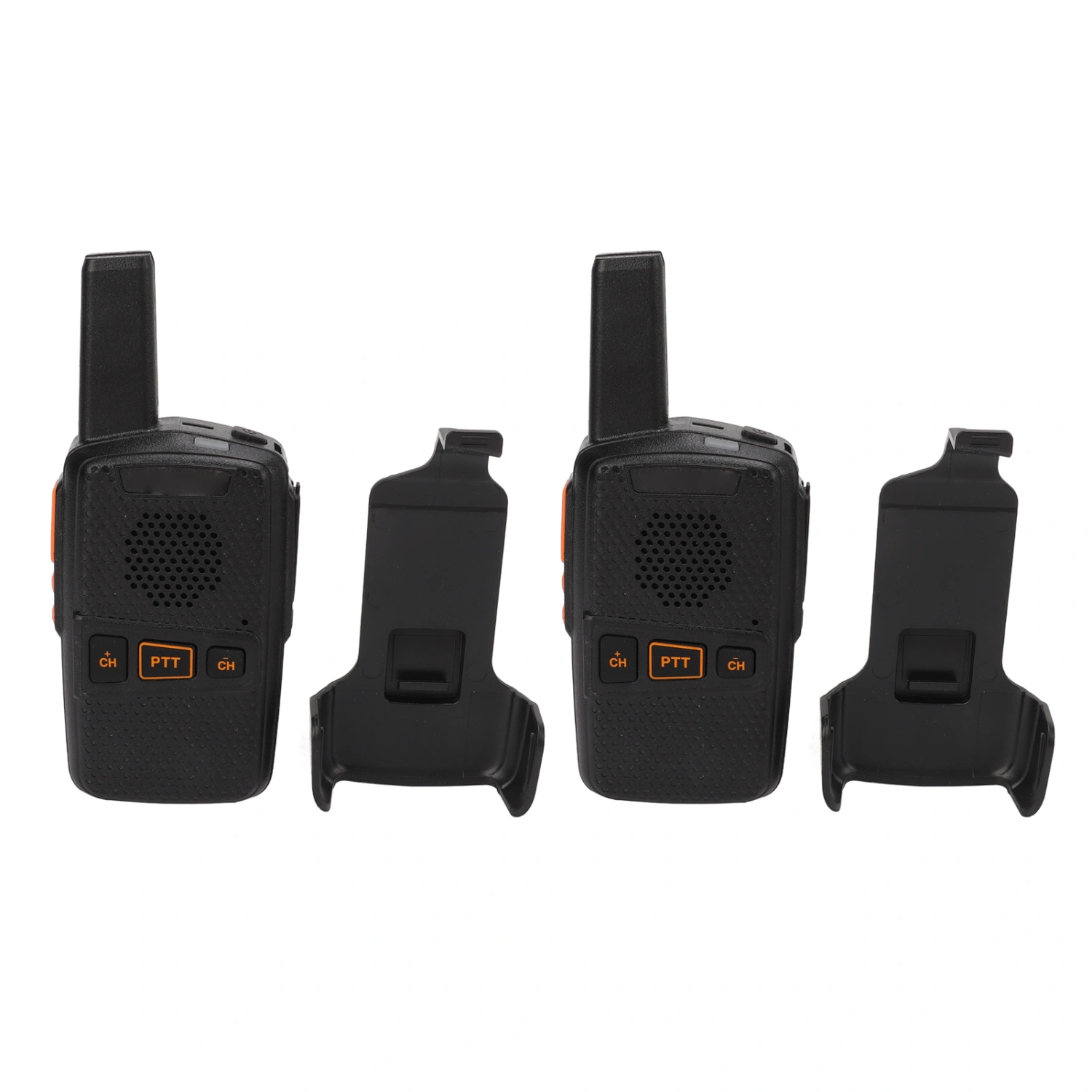Mini Walkie Talkie Portable 2 Way Radios UHF400‑470MHz Handsfree Rechargeable AC100‑240V for Outdoor Camping Hiking US Plug