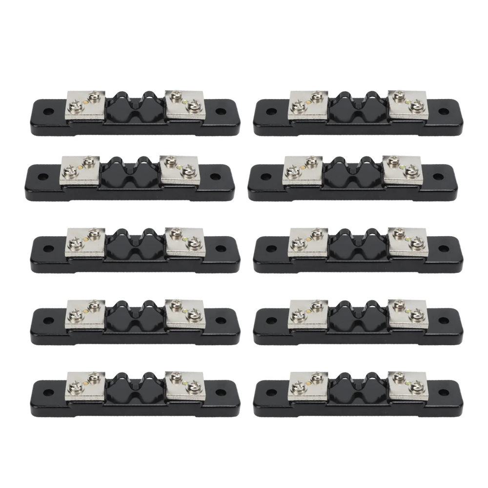 10Pcs/Set 75mV DC Current Meter Shunt Resistor for Test Equipment Digital Analog Ammeters 10A