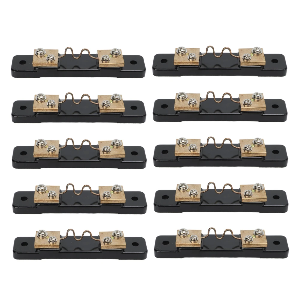 10Pcs/Set 75mV DC Current Meter Shunt Resistor for Test Equipment Digital Analog Ammeters 5A