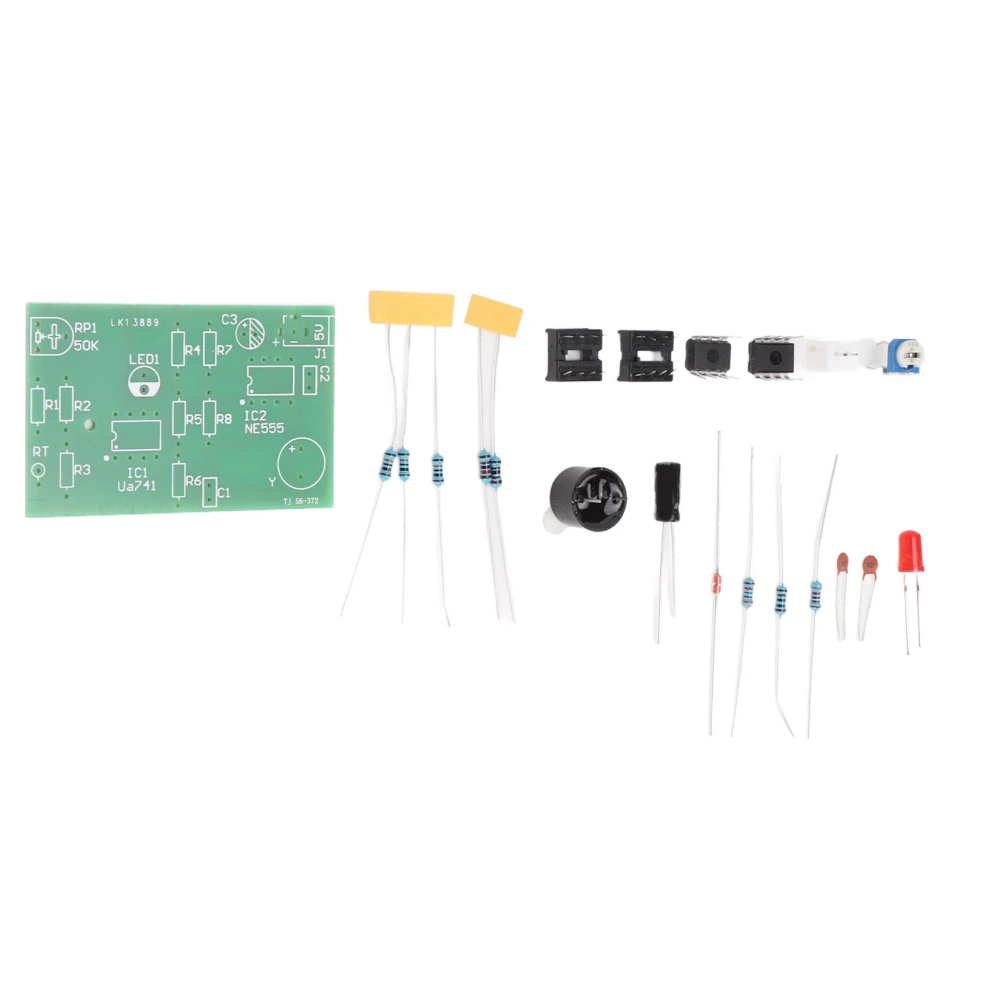 Temperature Buzzer Kit PCB Board Thermistor Temp Alarm Module DIY Practical Training Parts