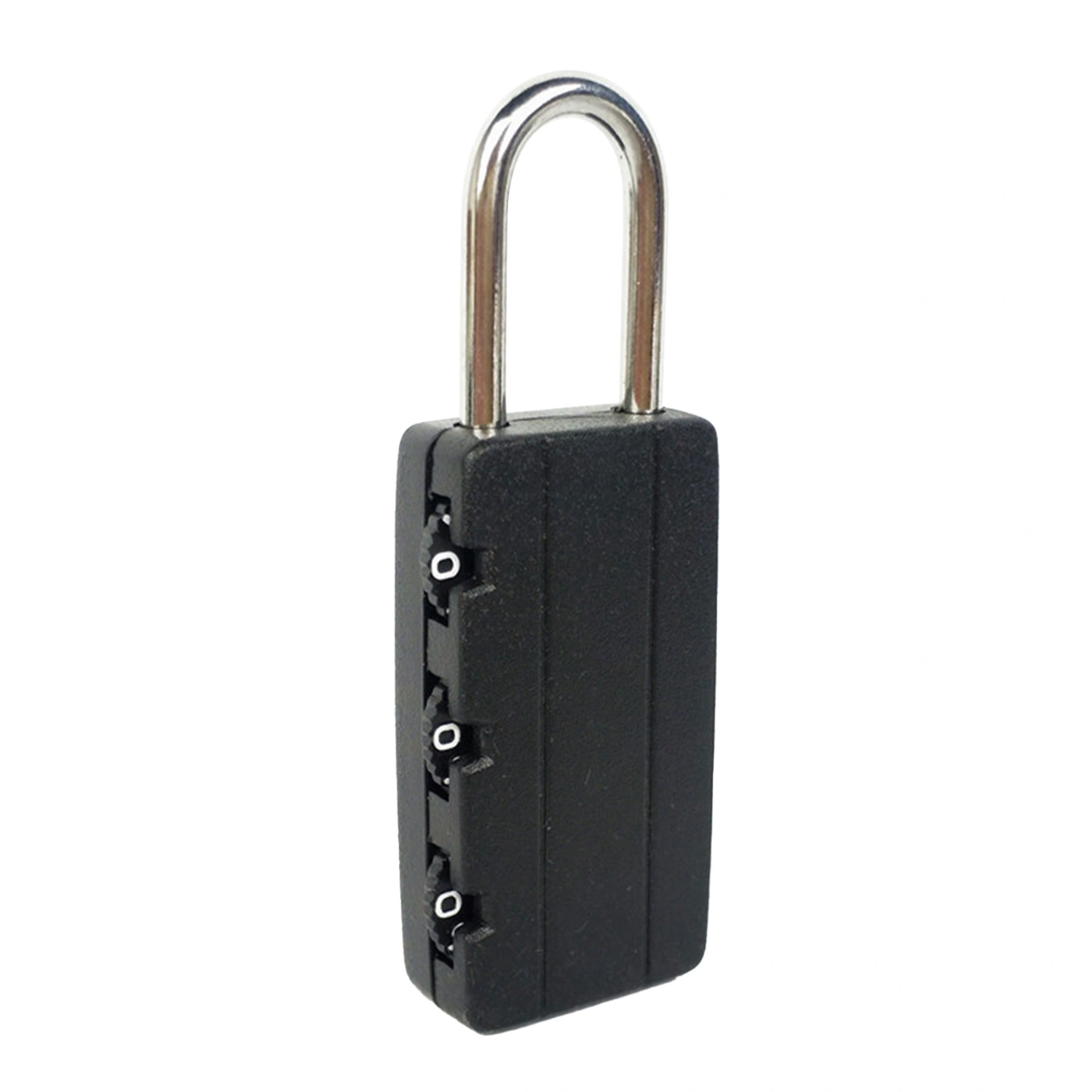 Mini 3 Digits Combination Padlock Travel Luggage Lock for Suitcase Student Bag Diary FolderBlack