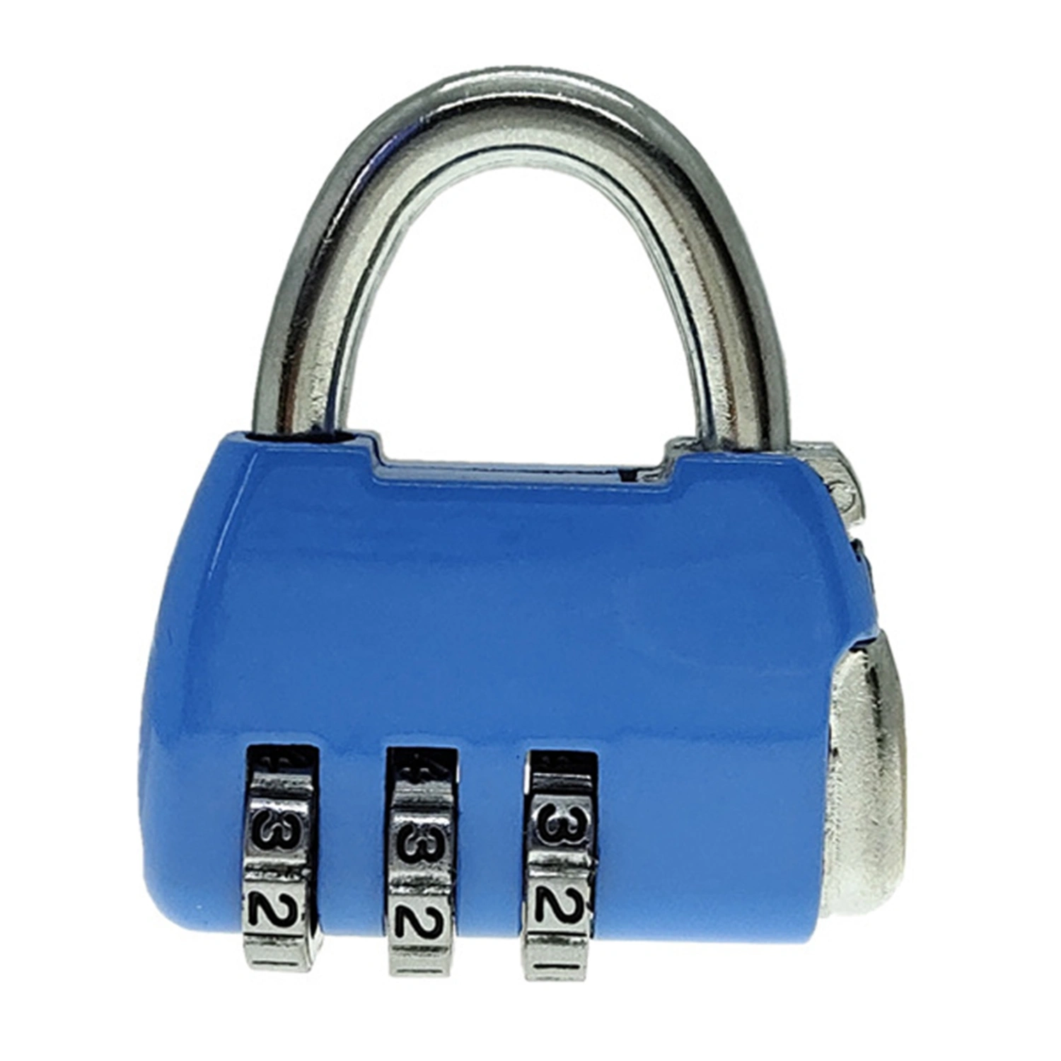 Padlock 3 Digit Combination Lock Security Heavy Duty Zinc Alloy Luggage Locks for SuitcaseSky Blue