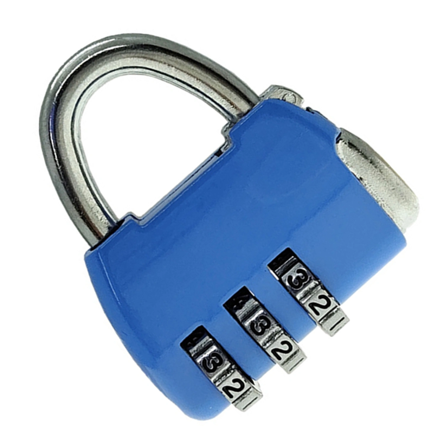 Padlock 3 Digit Combination Lock Security Heavy Duty Zinc Alloy Luggage Locks for SuitcaseSky Blue