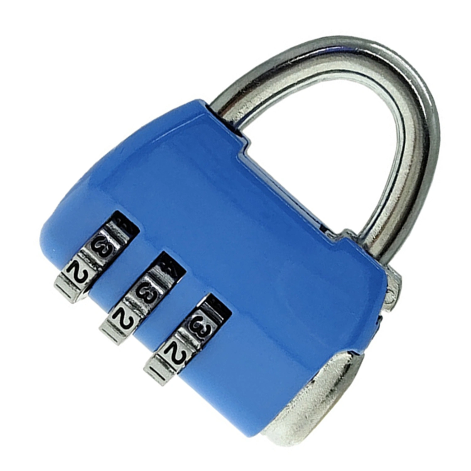 Padlock 3 Digit Combination Lock Security Heavy Duty Zinc Alloy Luggage Locks for SuitcaseSky Blue