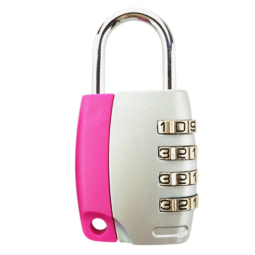 Combination Lock 3 Digit Padlock Security Zinc Alloy Code Lock for Suitcases Luggage ToolboxSilvery White