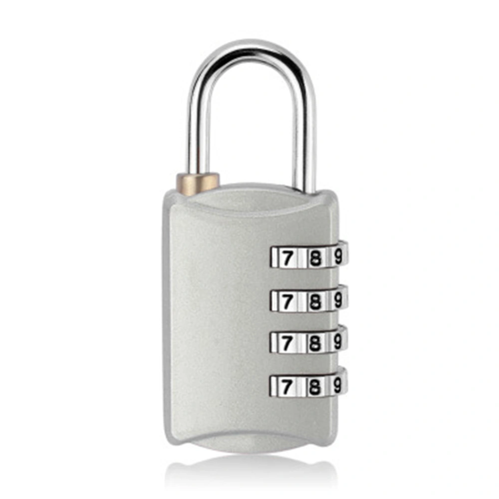 Coded Lock Zinc Alloy Keep Security Combination Padlock for Luggage Cases Filing CabinetsSilver