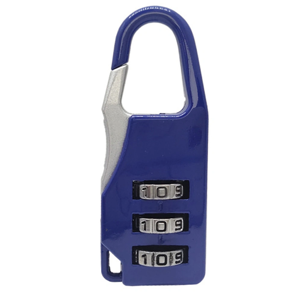 Padlock 3 Digit Pad Combination Lock Mini Zinc Alloy Tool for Suitcase Drawer ToolboxBlue