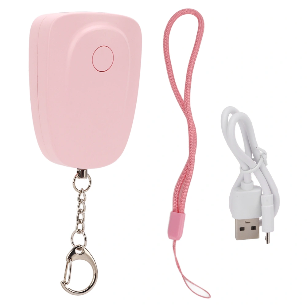 Strobe Keychain Alarm 130dB Rechargeable Self Defense with 3W LED Flashing Light for Women Kids Elderly Joggers