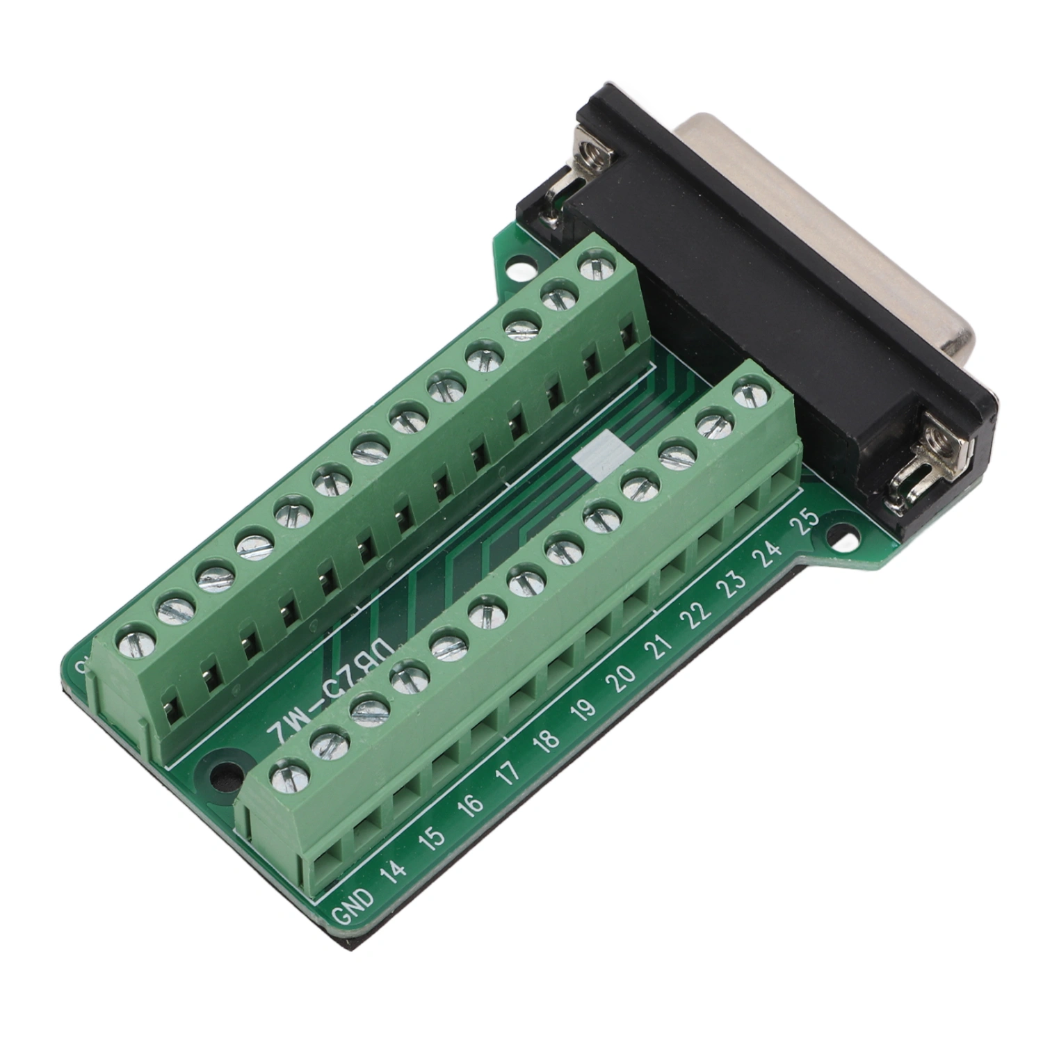 25Pin Terminal Block Connector Signal Module Riveting Type PCB Board for Communication DebuggingDB25-M2