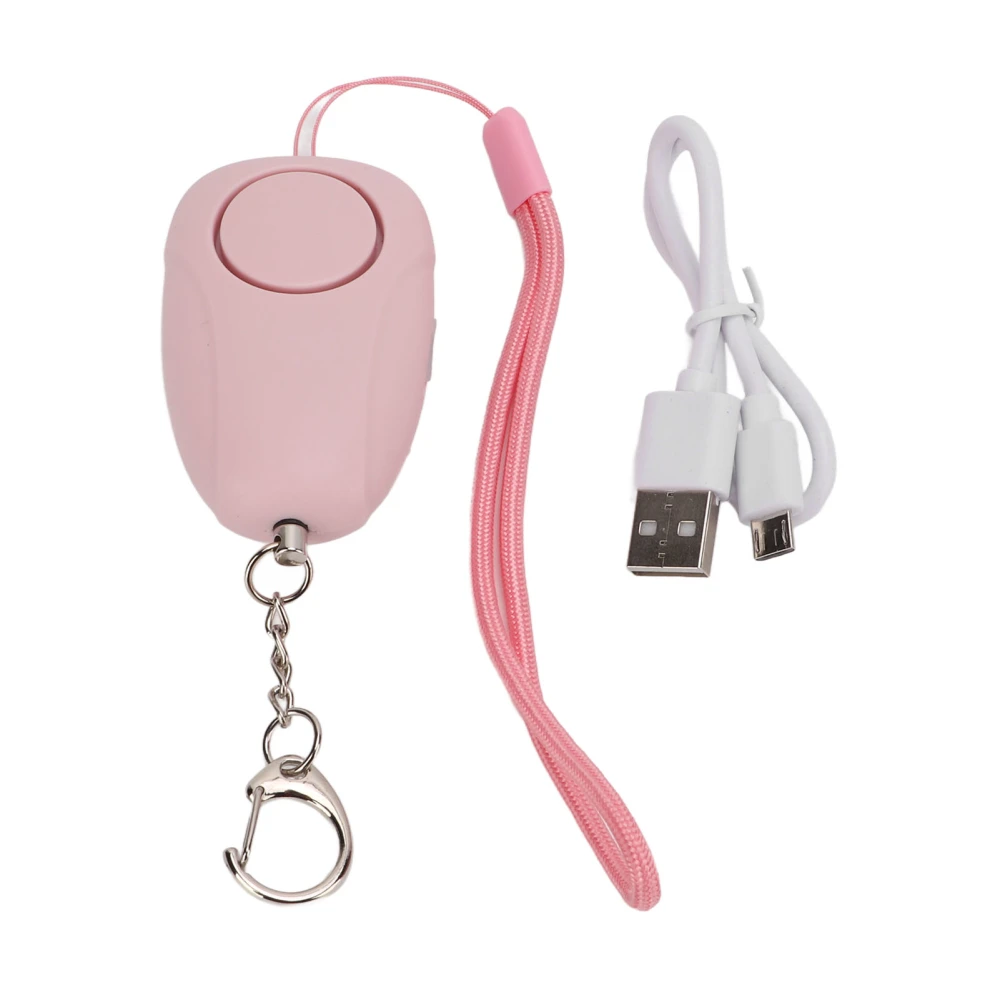 Safety Personal Alarm Dual Sounds 130db Loud IP44 Waterproof Self Defense Siren Keychain for Girls Women