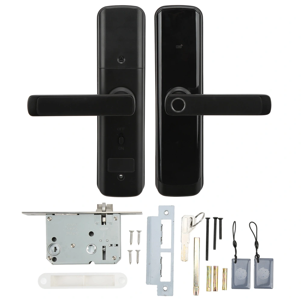 Smart Wifi Door Lock Fingerprint+Password+ID Card+Key Security Unlock for Office Home Hotel Apartmentfor Tuya Version