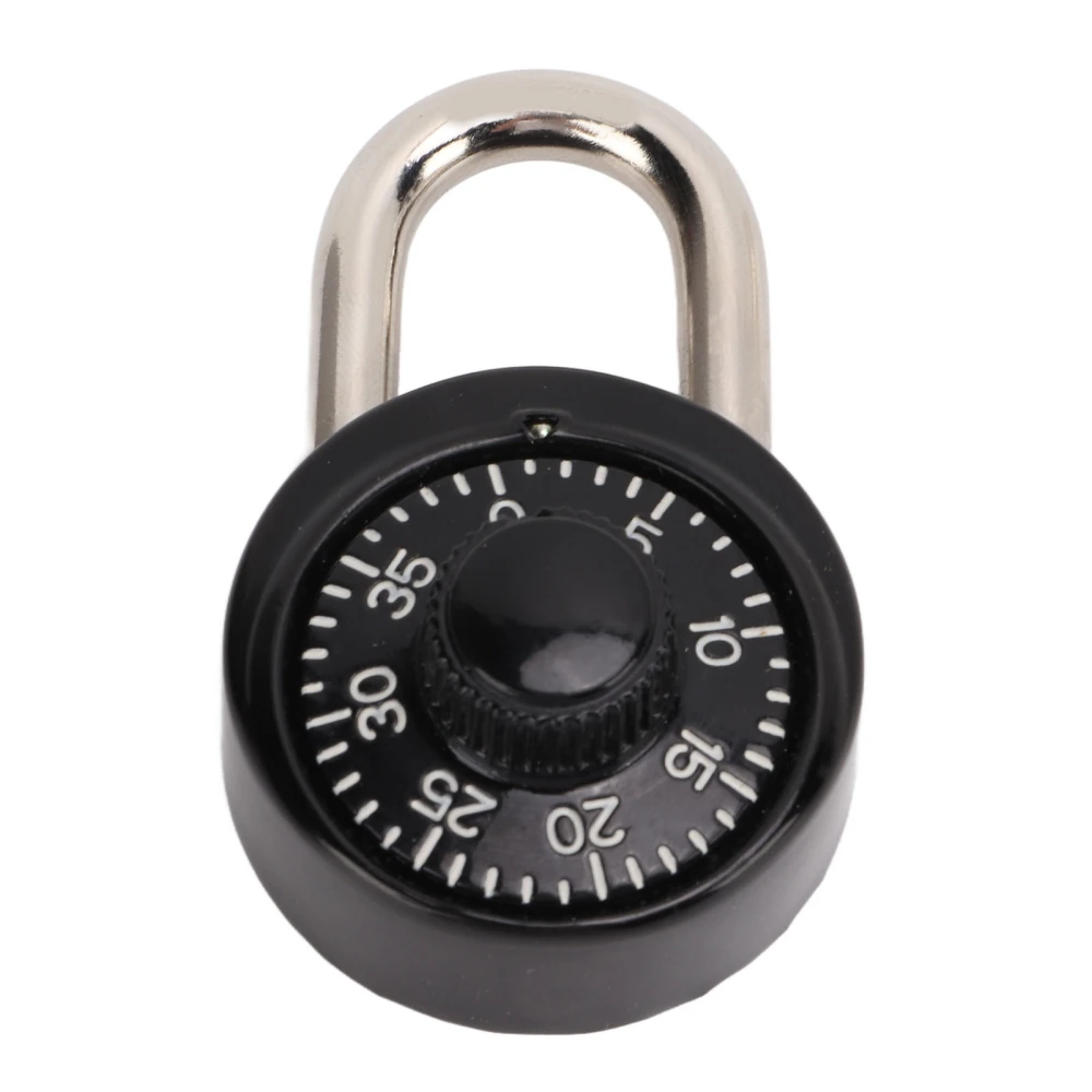 Dial Combination Lock Waterproof Heat Treatment Hardened Steel Security Padlock for Gym