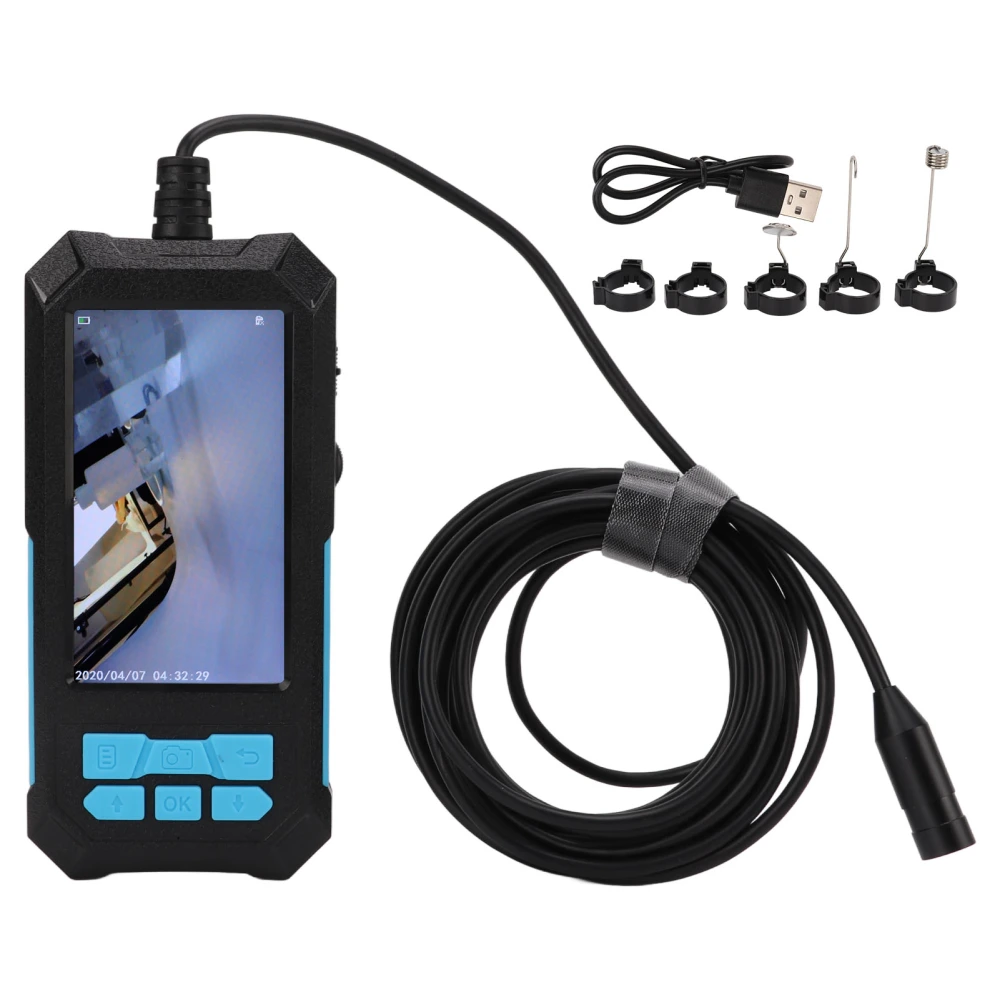 Endoscope Camera High Definition Auto Focus Waterproof Video Inspection Camera with 4.5in Screen