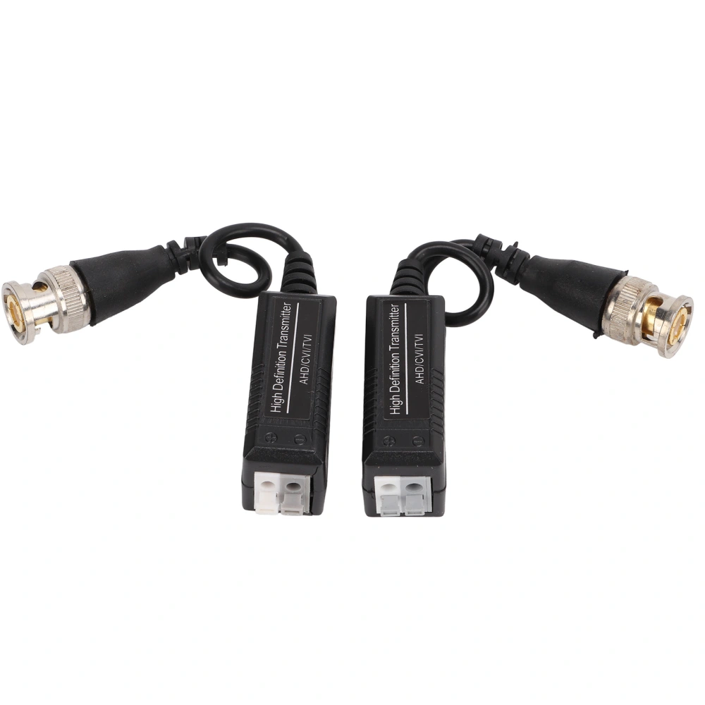 1 Pair Video Balun HD AHD TVI CVI Passive Video Balun Transceiver for CCTV Surveillance Camera Systems