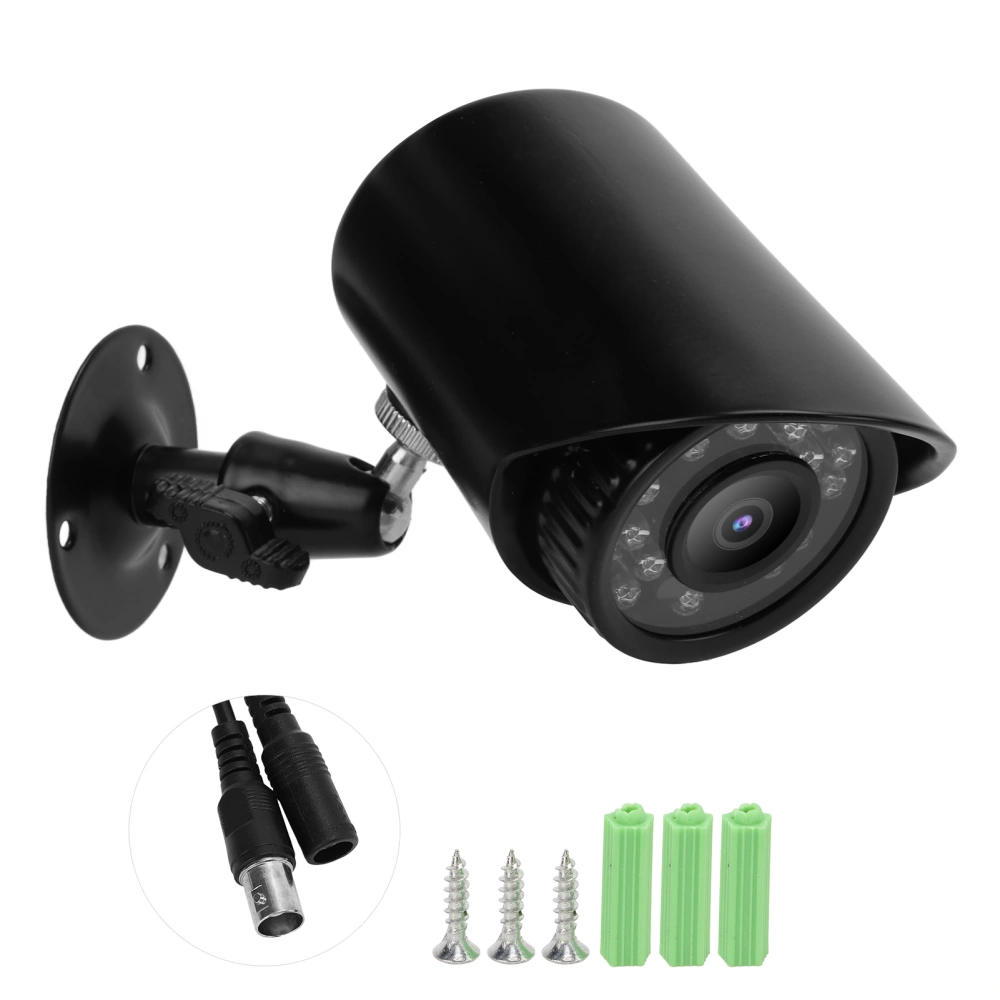 1080P Outdoor Security Camera 3.6mm Lens Night Vision IP66 Waterproof Clear Image 12V for Home School GarageNTCS