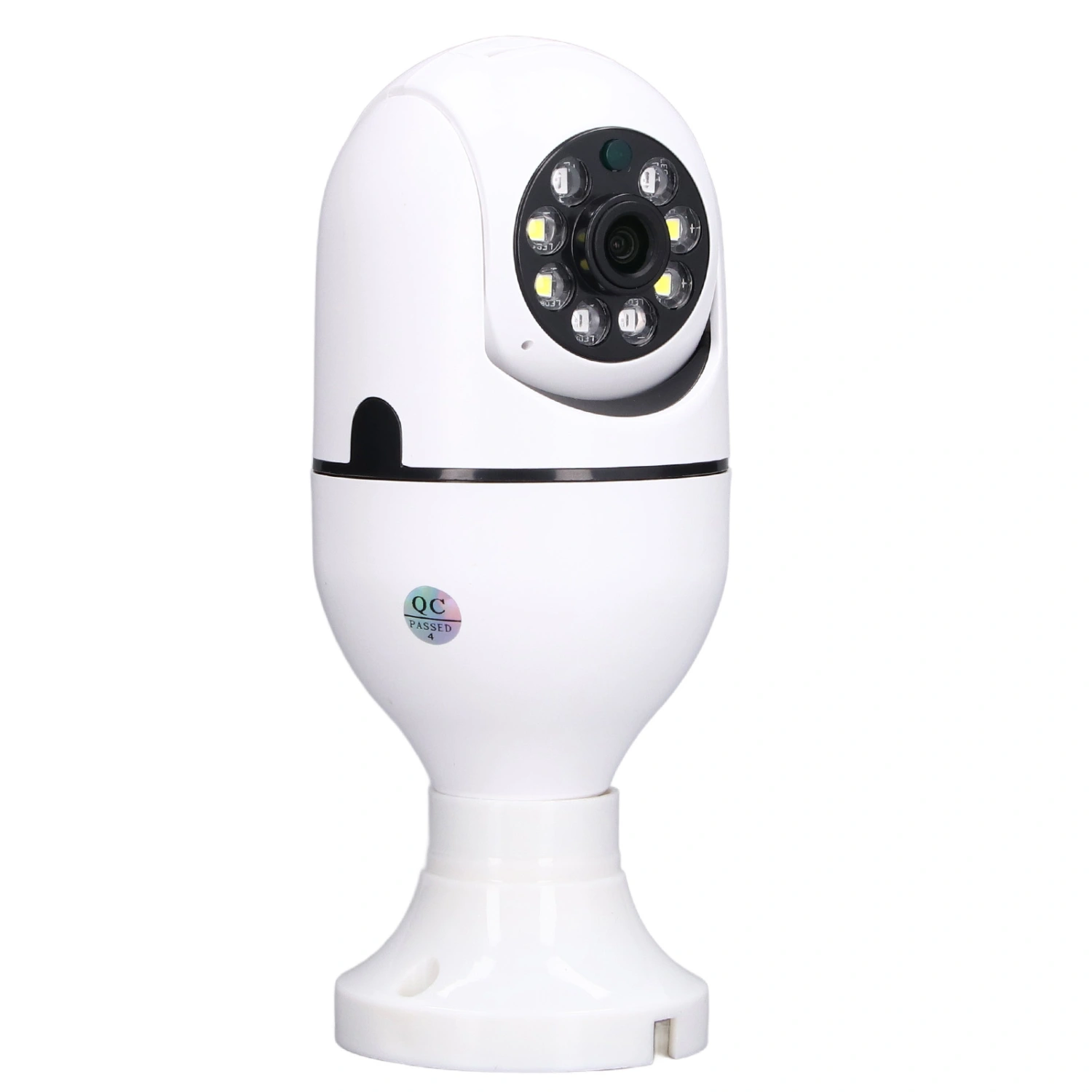 E27 Bulb Home Security Camera Panoramic 360° Night Vision Motion Detection 2 Way Intercom APP Control for Tuya