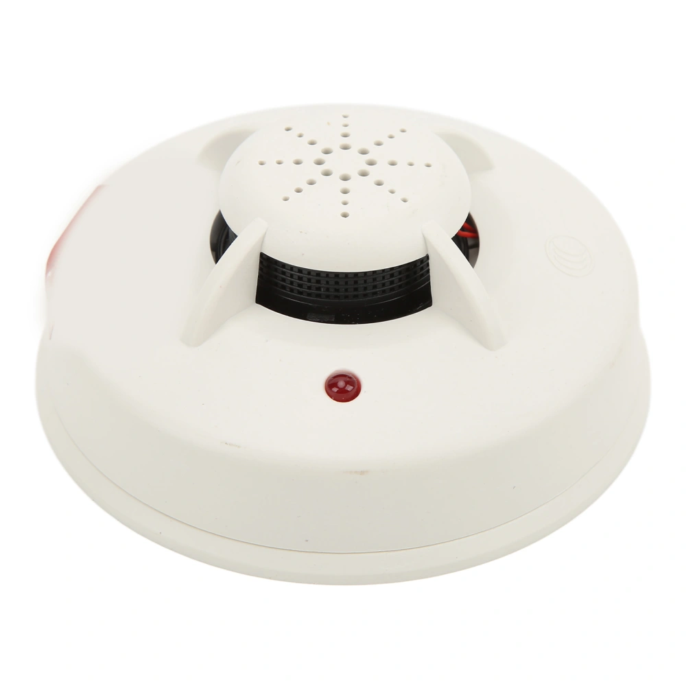 Smoke Alarm Battery Operated LED Indicator Quick Response Dustproof 360° Angle Fire Detector