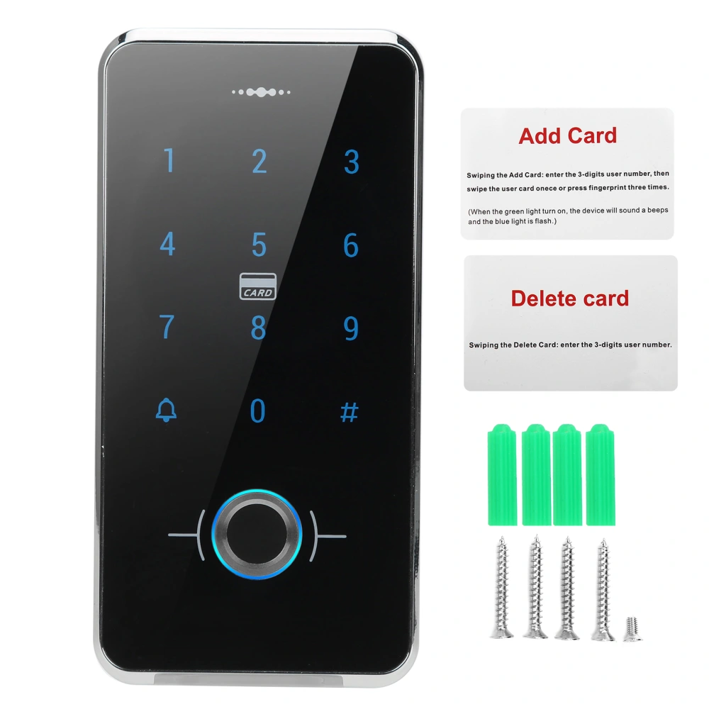 Access Control Machine Semiconductor Fingerprint IC Card Password IP68 Waterproof for Outdoors Community