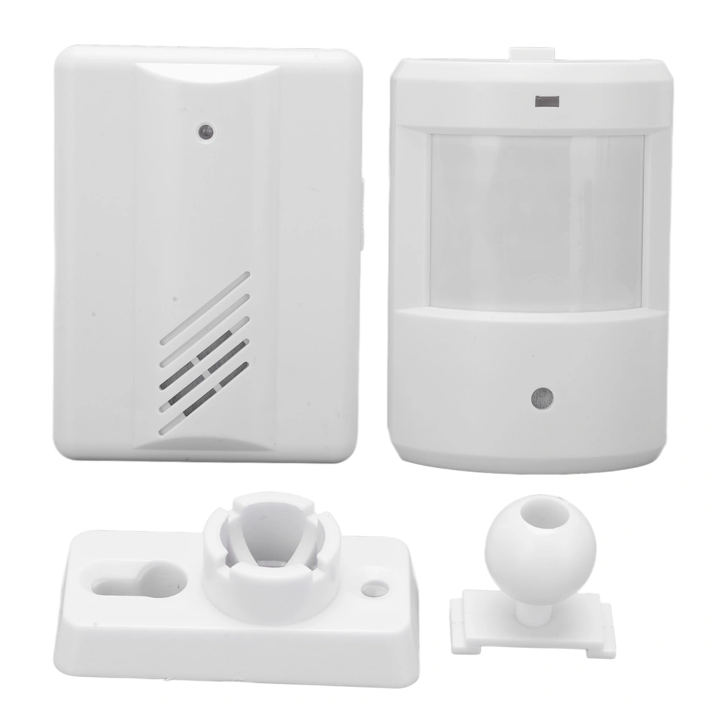 Wireless Driveway Alarm Infrared Transmitter Doorbell Receiver Motion Sensor Weatherproof for Home Security System