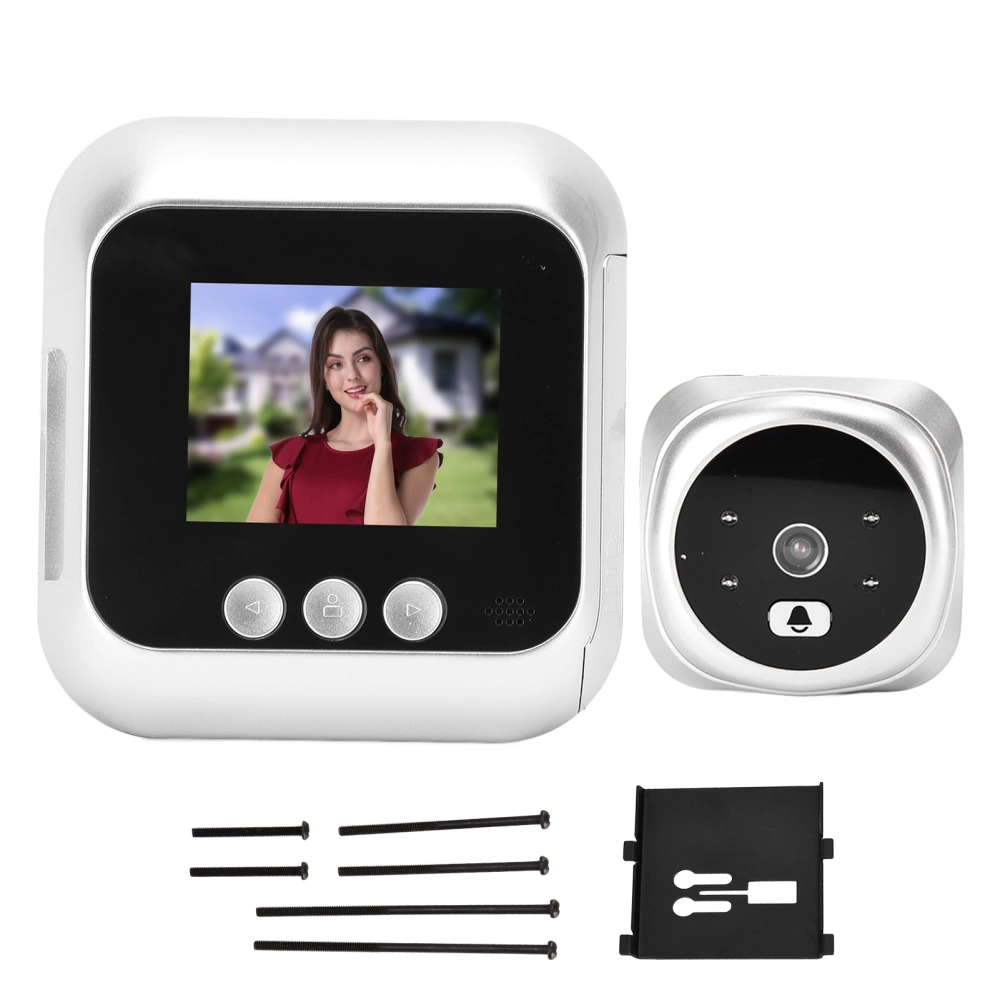 2.8in Smart Video Doorphone Peephole Doorbell Viewer 135° Wide Angle Night Vision 720P for Household