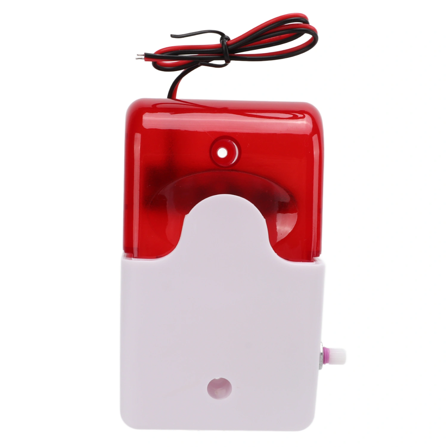Sound Light Alarm Flash High Decibel Adjustable Impact Resistant Security Warning Device12V