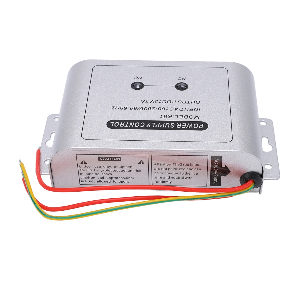 Power Supply Controller 12V 3A Electric for Intercom Doorbell Door Access Entry System 100‑260V