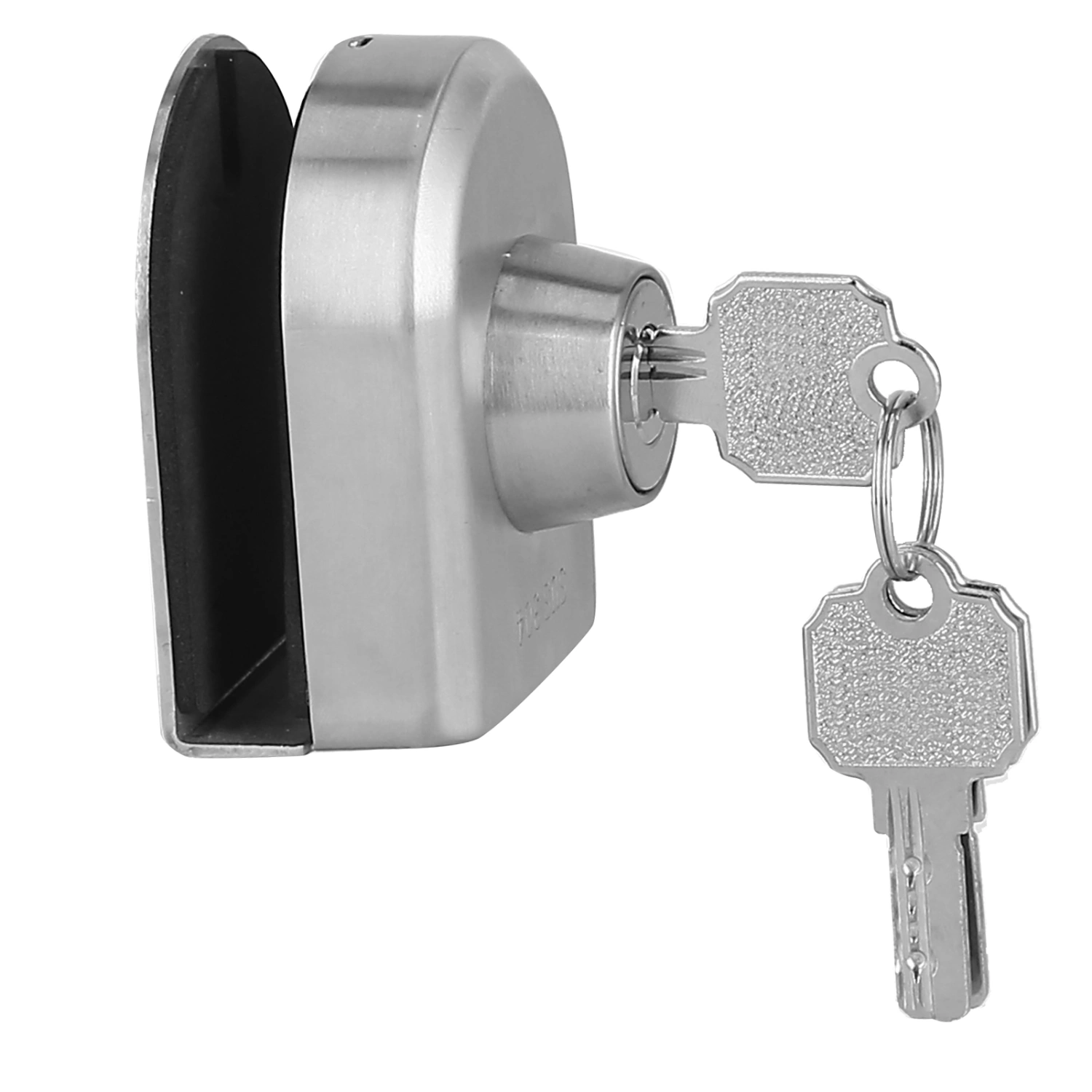 Push Sliding Gate Lock Antitheft Anti Pry Foam Pad Stainless Steel Frameless Glass Door Locks