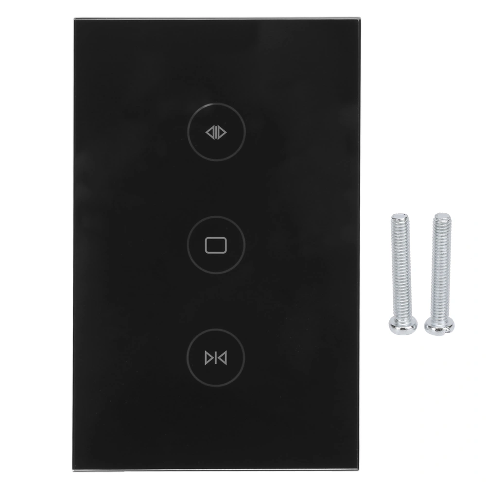 WiFi Smart Curtain Switch APP Voice Remote Control for Google Home for TUYA US 110‑240VBlack