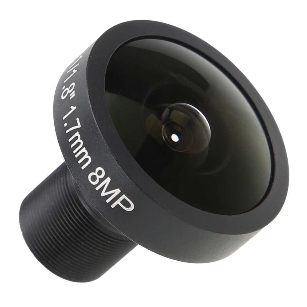 8MP Fisheye Lens M12x0.5 Ultra High Definition Panorama 1.7mm 1/1.8in for Sports Camera