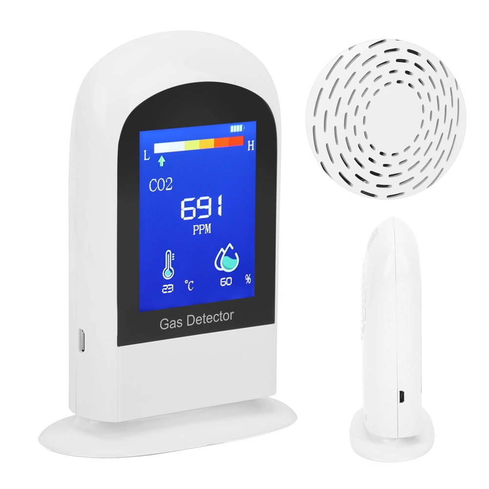 Air Quality Monitor Intelligent CO2 Temperature Humidity Detection for Indoor Outdoor