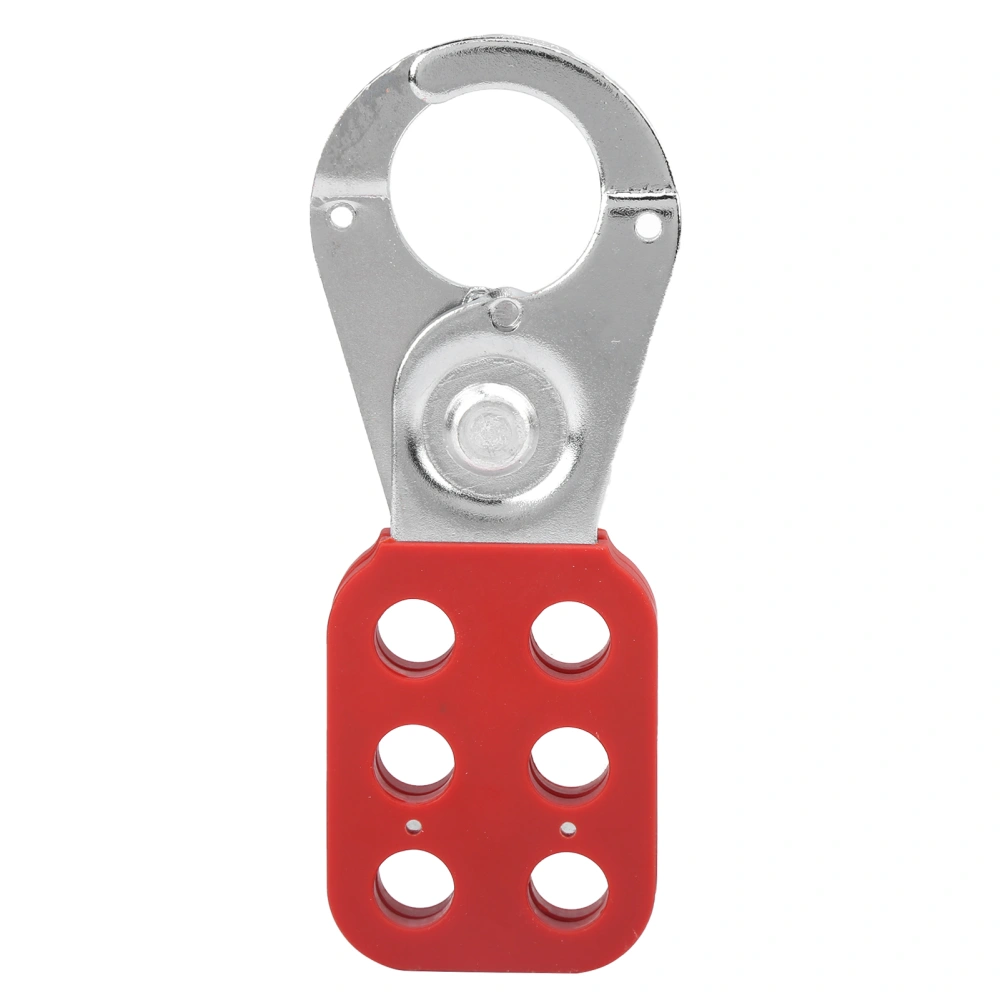 1in Jaw Lockout Hasp Safety Tagout for Padlock Plastic Insulated Snap Lock Nylon PA Steel