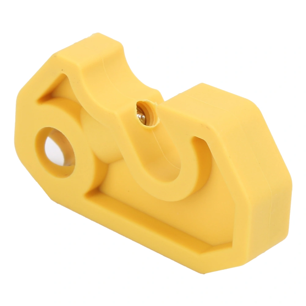 Circuit Breaker Lock Single Pole Plastic Shell Miniature Air Switch Lockout Tool Yellow