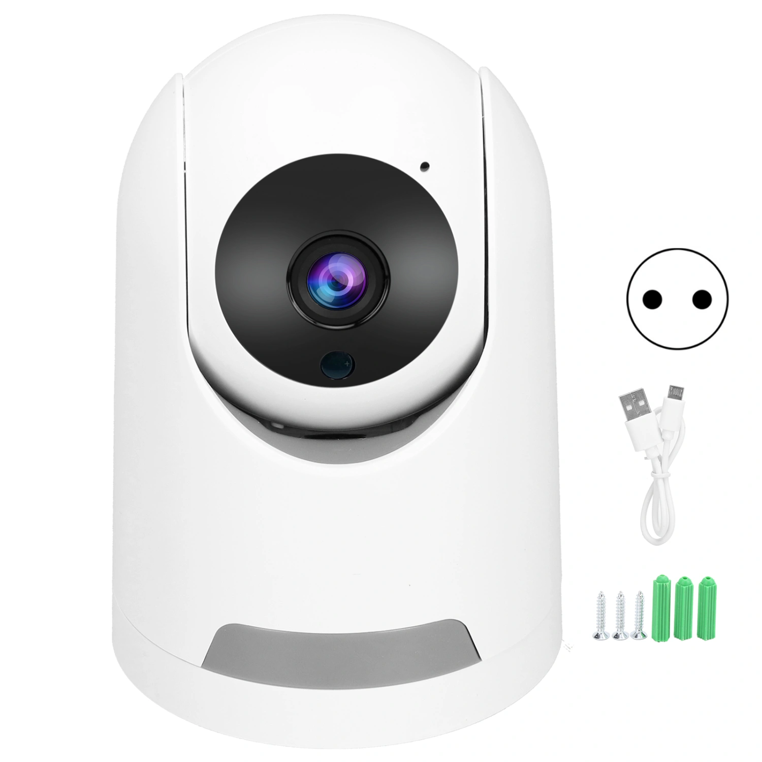 Wireless Camera WIFI 1080P HD Mobile Remote Control Night Vision for Tuya Household 100‑240VEU Plug