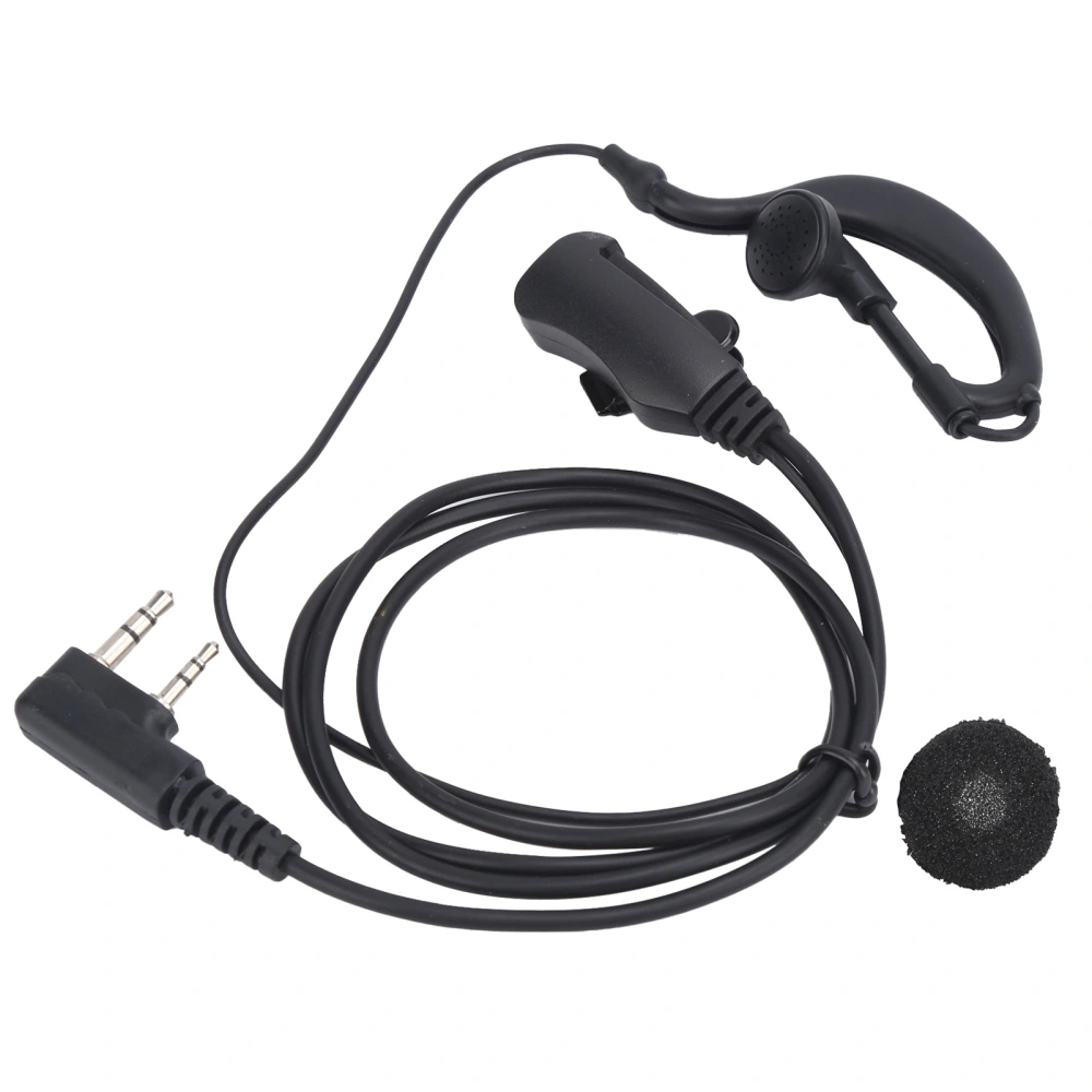 Walkie Talkie Earpiece K Head Headset Clip Headphone for BAOFENG UV3R PLUS UV5R UV5RA UV5RB UV5RD