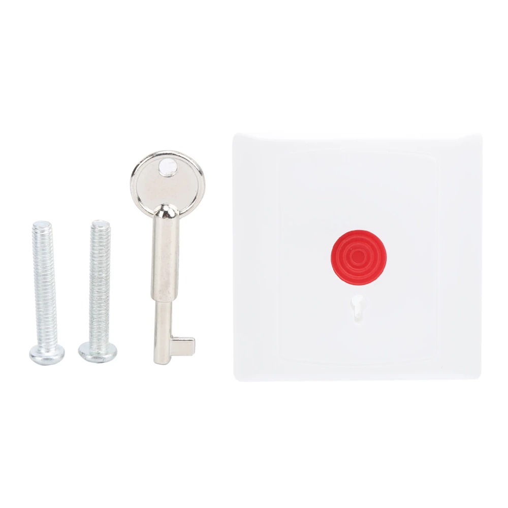 Wired Emergency Panic Alarm Button Intelligent Door Access Property Switch with Key 250V