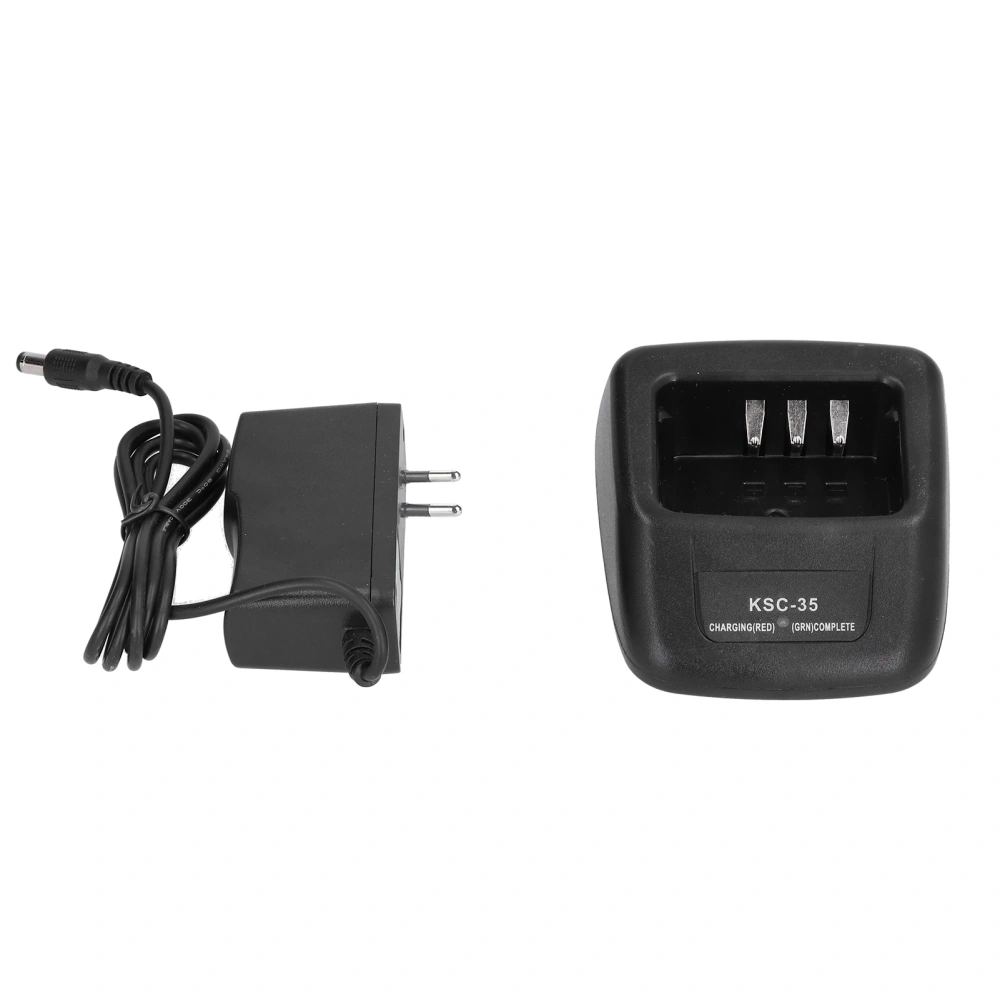 Walkie Talkie Charger Dock for Kenwood TK-U100 TK3000 TK2312 TK3312 TK2400 KNB-65L/63L Battery 110-240V(EU Plug )