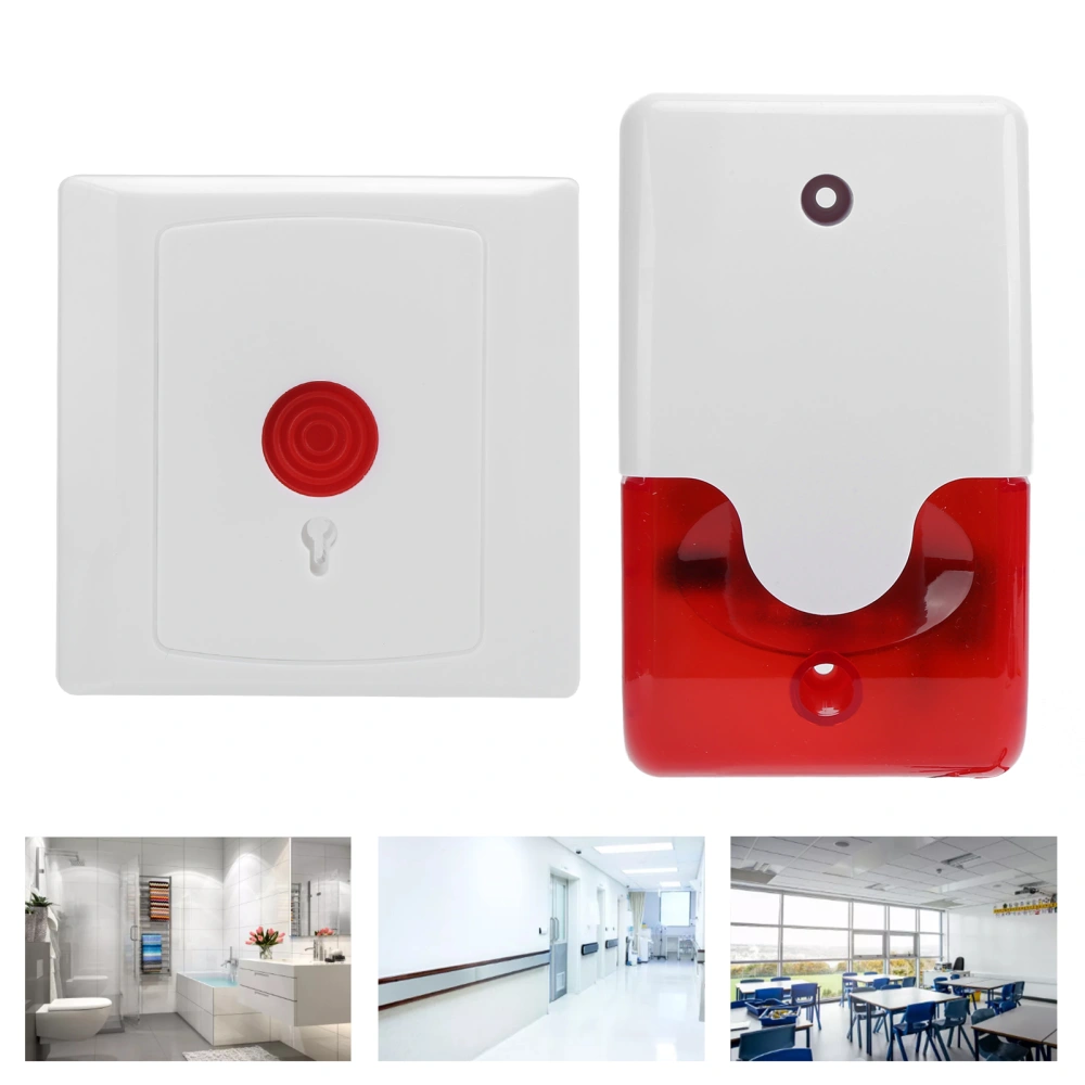 Smart Call Button System for Schools Hospitals Nursing Homes Shopping Malls Parks 12V Adapter 110‑220VEU Plug