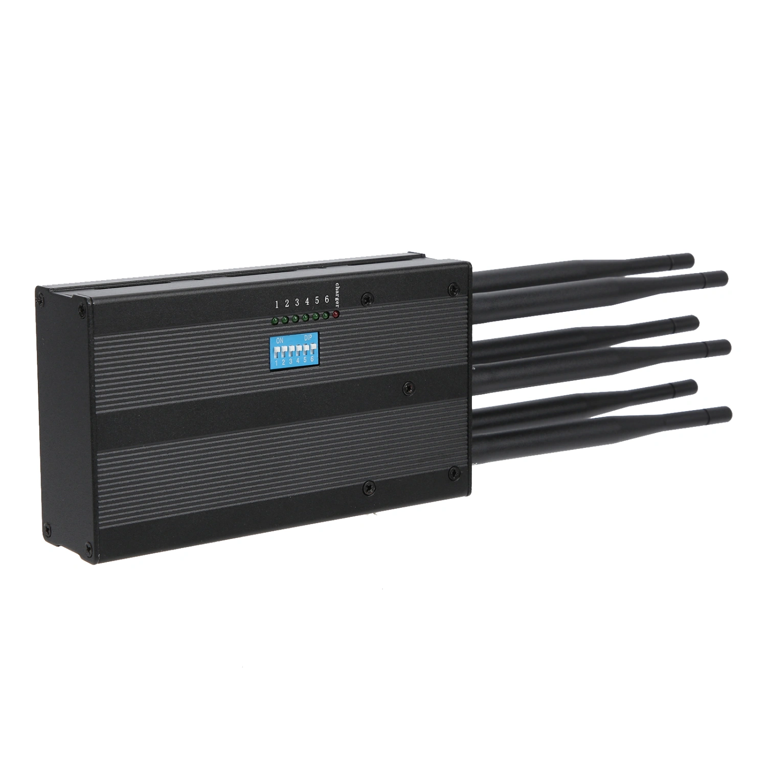 6-Way Signal Blocker Anti Tracking Car Jammer Interceptor Shielding Instrument for Mobile Phone GPS(US Plug )