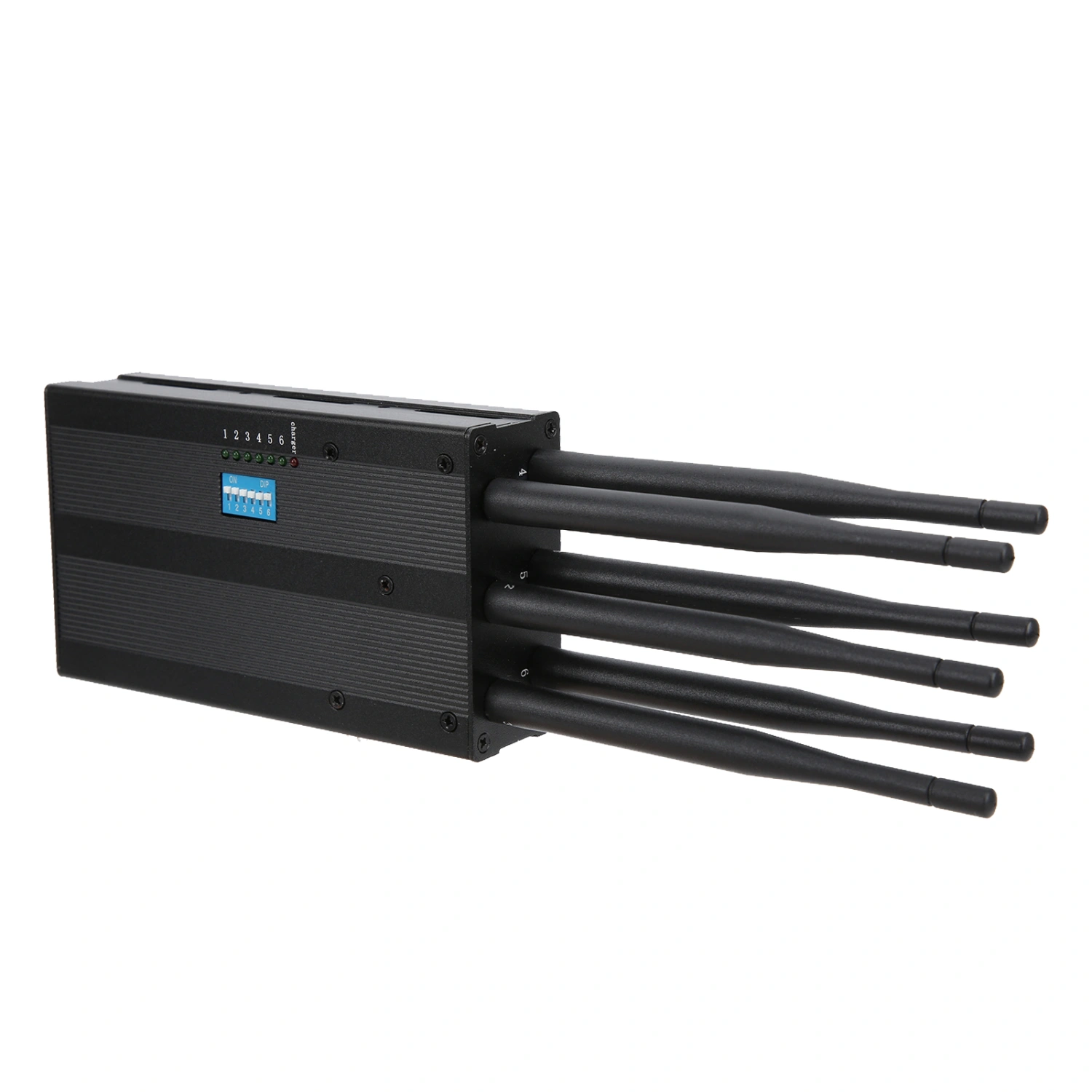 6-Way Signal Blocker Anti Tracking Car Jammer Interceptor Shielding Instrument for Mobile Phone GPS(US Plug )