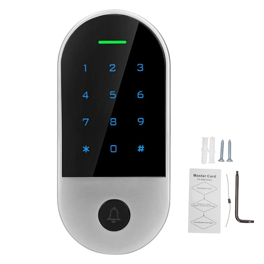 Access Control Machine Bluetooth Password ID Card APP 125KHz RFID Wiegand26‑44 IP66 Backlight for TUYA