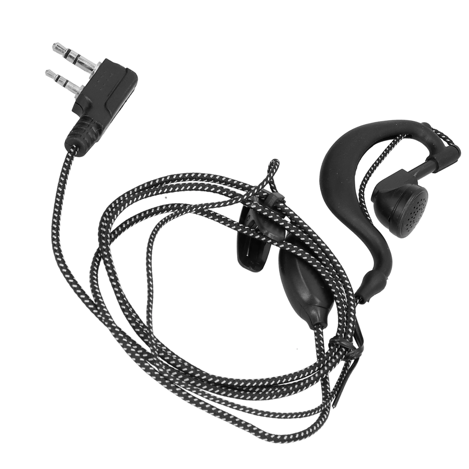 Walkie Talkie Earpiece with Thick String Braided Wire Earplug for Baofeng BF‑6 7 8s Uv5r