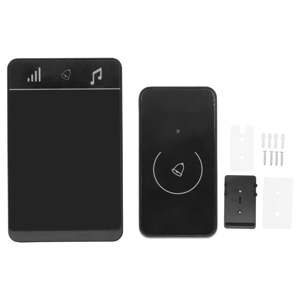 Wireless Doorbell IP47 Waterproof Intelligent Touch Control 150M Range ThroughWall for Household