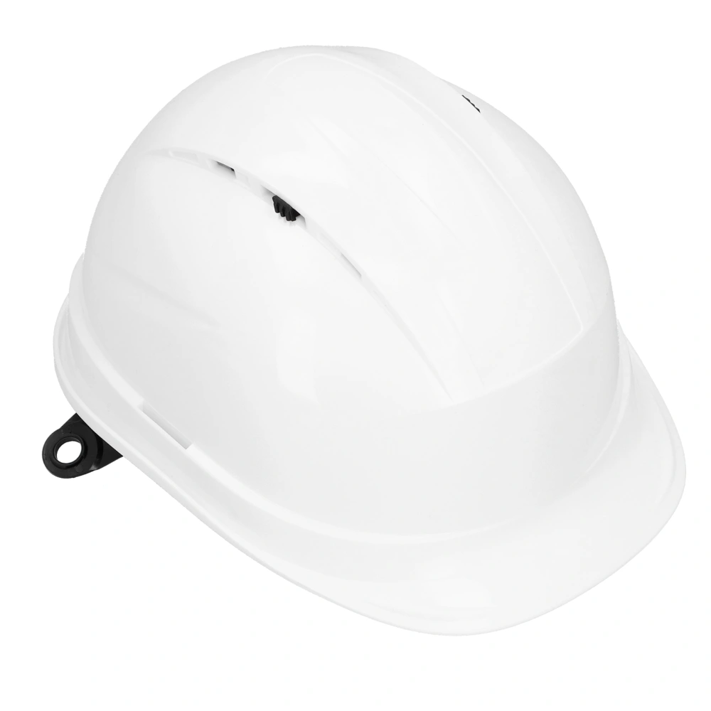 Breathable Hard Hat LDPE Lining White Adjustable Labour Protective Helmet for Construction Sites