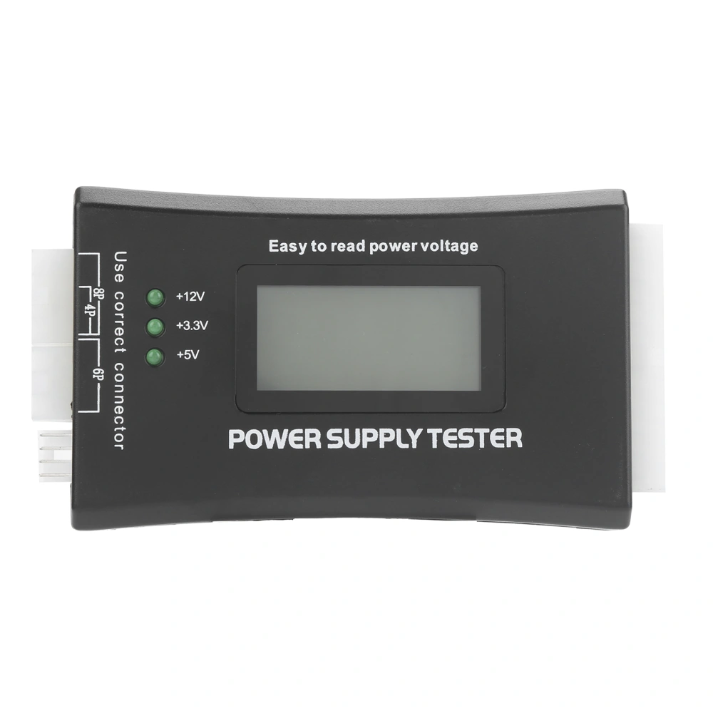 PC Power Supply Tester 20/24Pin with LCD Display Voltage PG Value for ATX BTX ITX