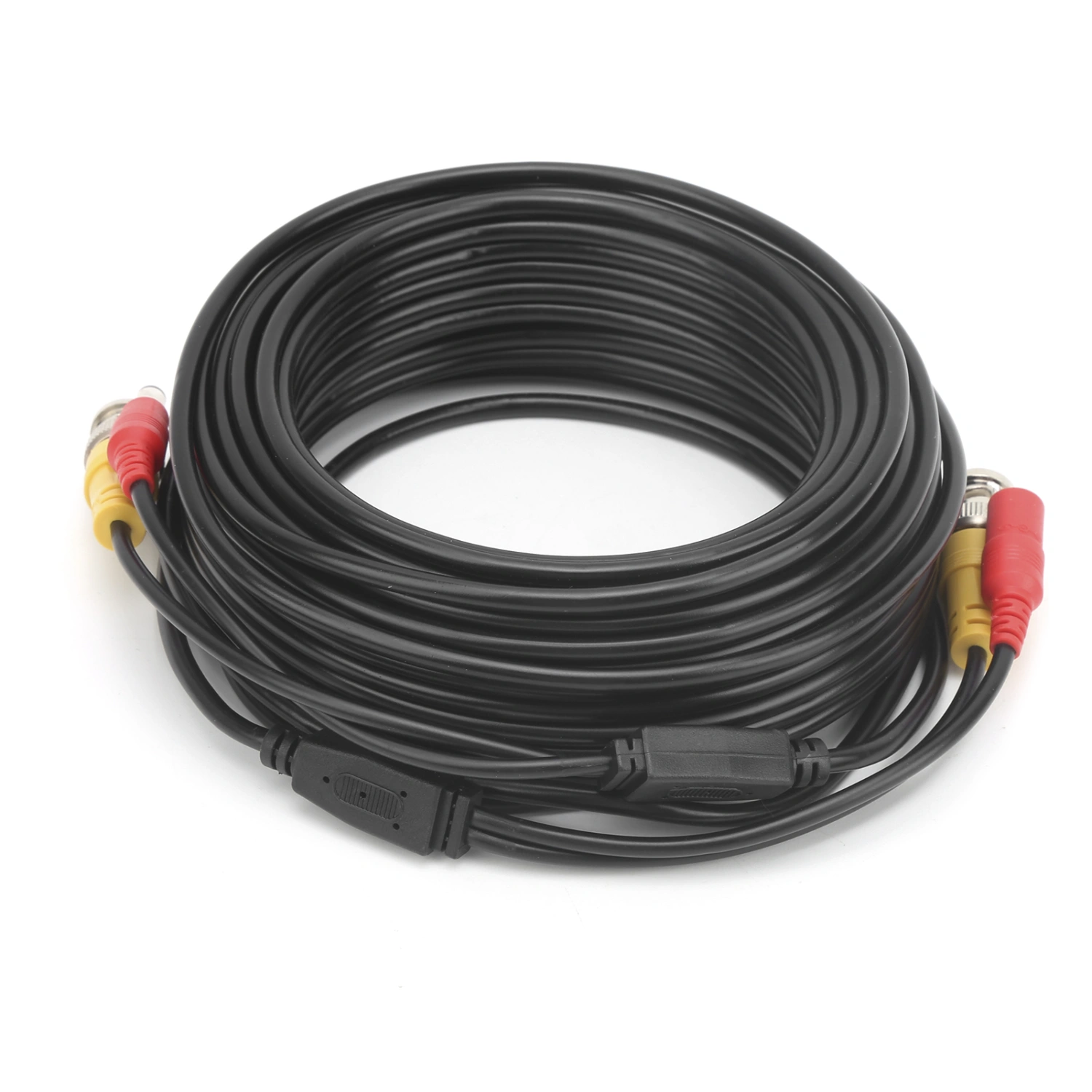 BNC+DC Video Power Cable Security Camera CCTV Wire Cord W Connector Surveillance System(15m 49.2ft )