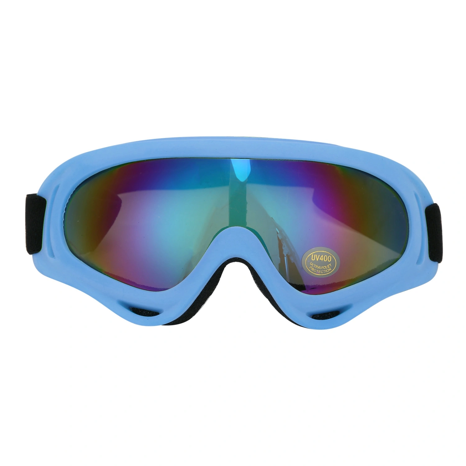 Children Ski Goggles Anti Fog Double Layer Lens Windproof UV Protection for Skiing Snow Sports Blue